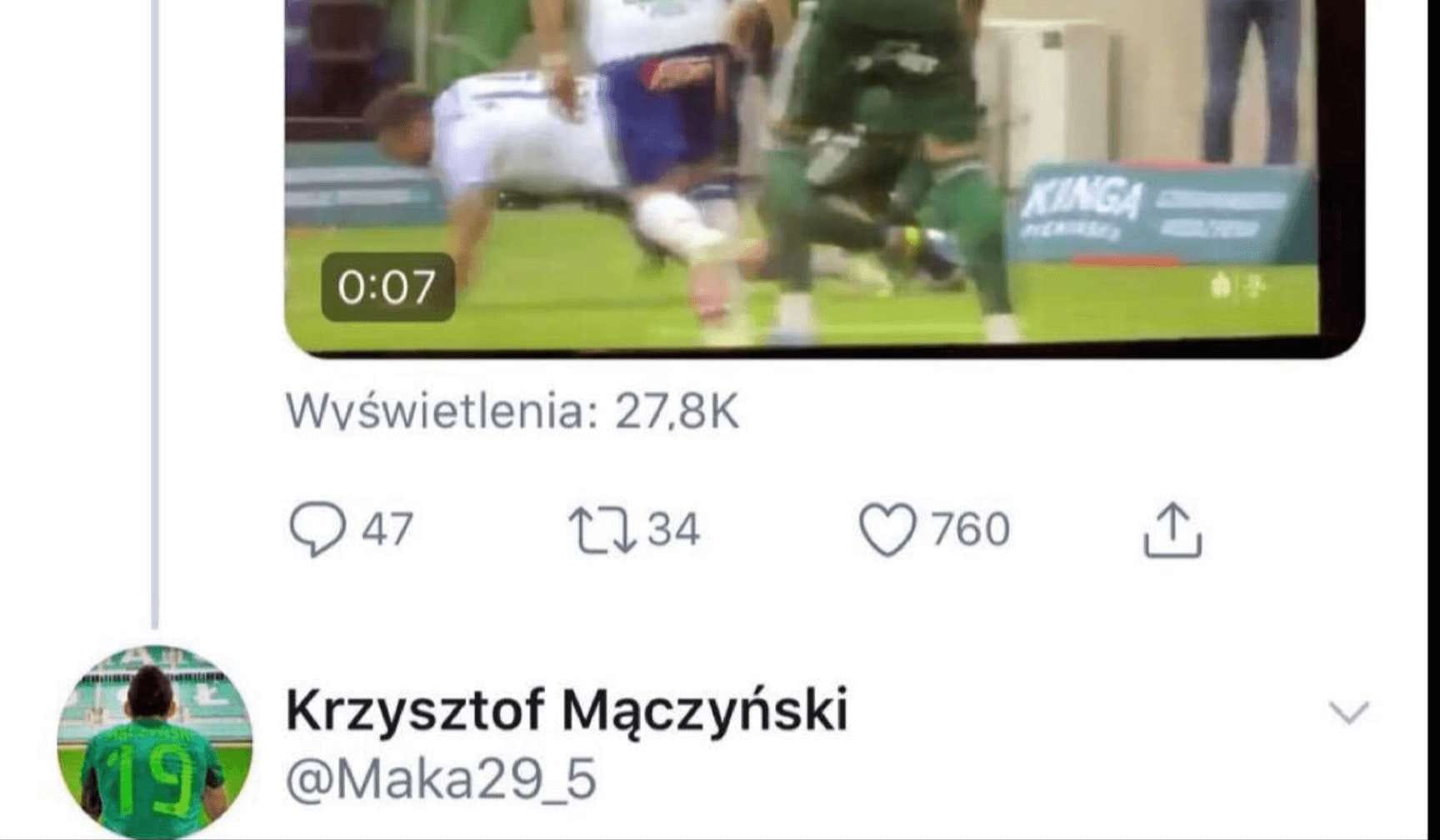 Mączyński znów bryluje na Twitterze! Odpowiedział piłkarzowi Lecha… Obraz wpisu