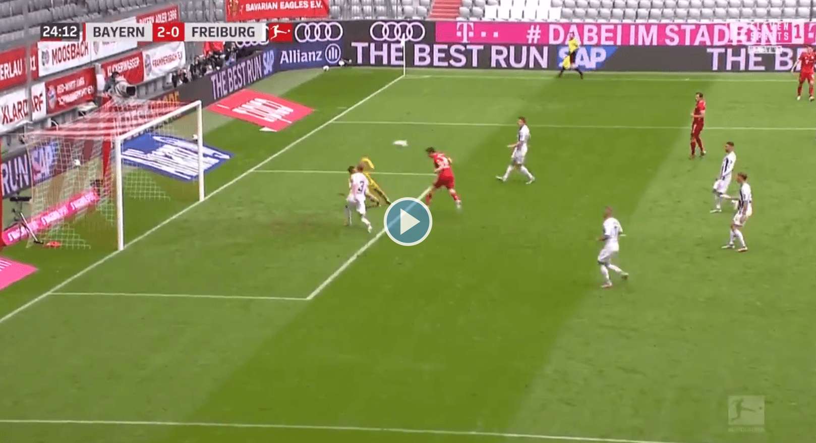 Lewandowski strzela dla Bayernu! 32. gol Polaka w tym sezonie Bundesligi [WIDEO] Obraz wpisu
