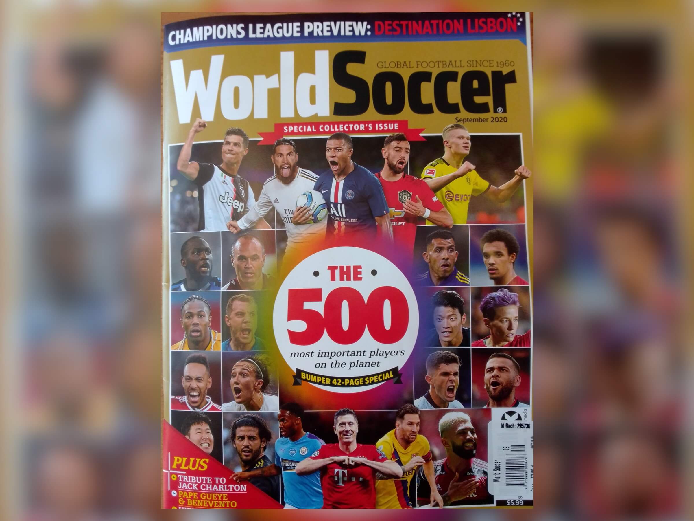 World Soccer opublikował listę 500 najważniejszych piłkarzy świata! Są także Polacy Obraz wpisu