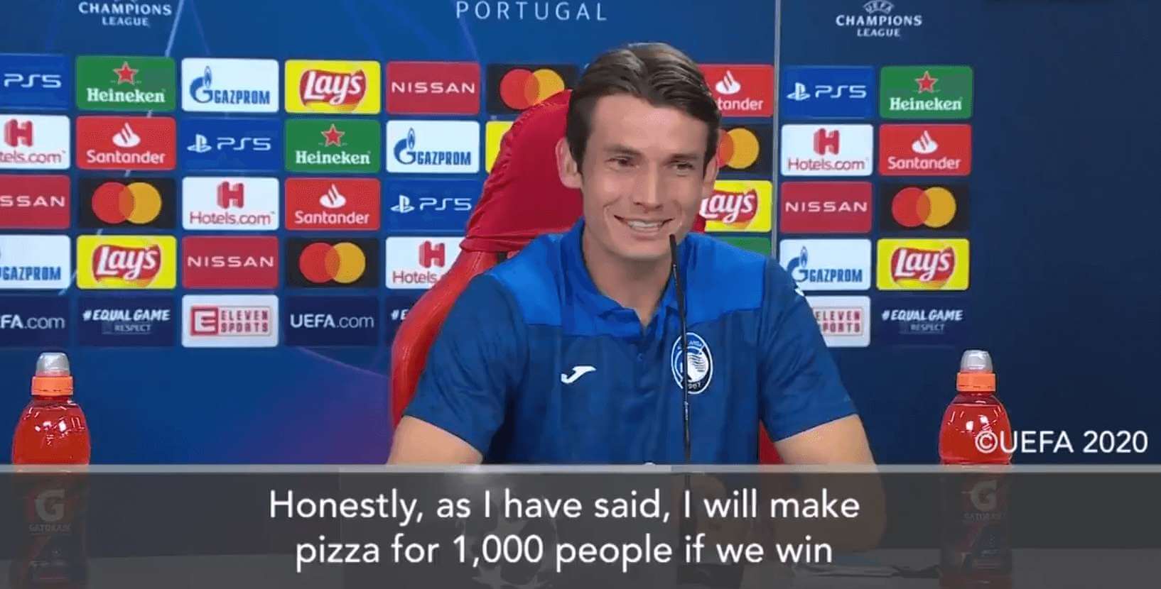 Pizza dla kibiców za zwycięstwo w Lidze Mistrzów? Odważna deklaracja piłkarza Atalanty Obraz wpisu