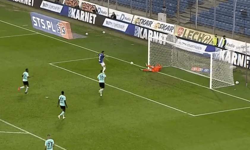 Lech wychodzi na prowadzenie. Kolejorz w końcu dopiął swego! [WIDEO] Obraz wpisu