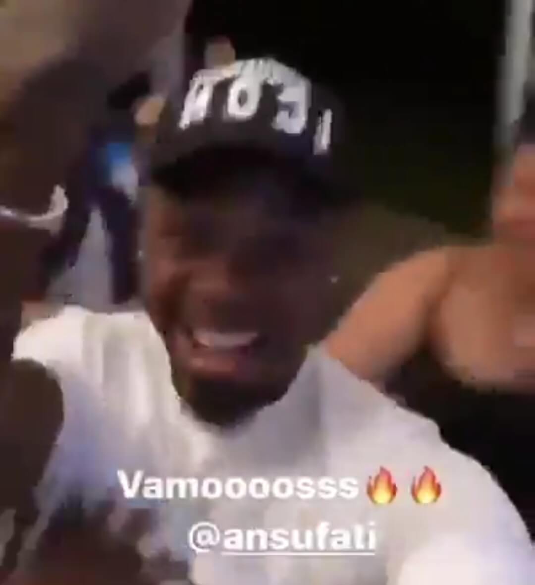 Tak po golu Ansu Fatiego cieszyła się jego rodzina! Niesamowite… [WIDEO] Obraz wpisu