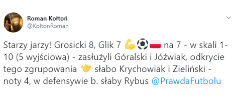 Maciej Rybus wyjaśnia Kołtonia na twitterze! „Romek czas na…” Obraz wpisu