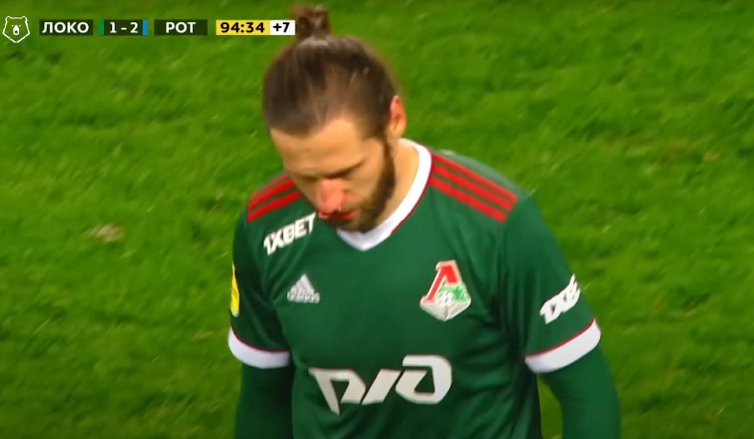 Dramatyczny mecz Krychowiaka w Rosji. Czerwona kartka i rozbity nos. A to nie wszystko! [WIDEO] Obraz wpisu