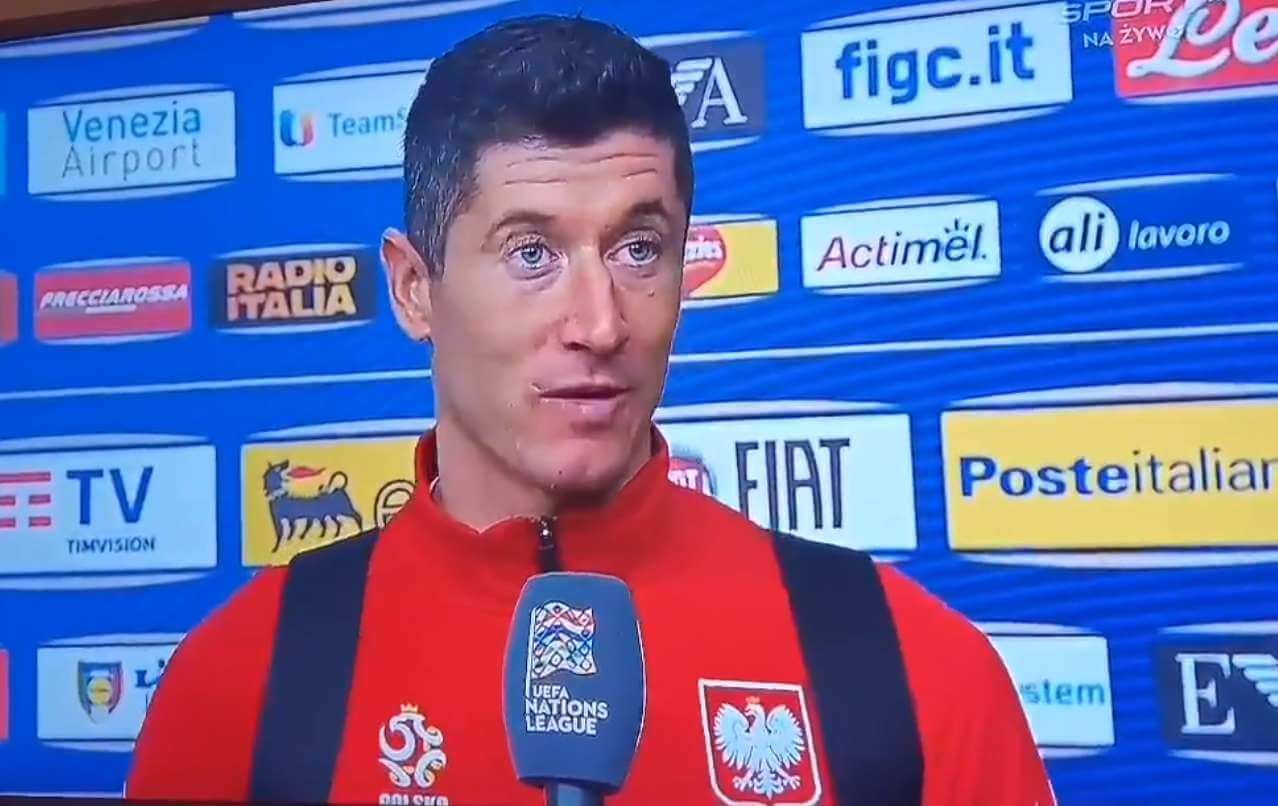 Wymowny wywiad Lewandowskiego po meczu z Włochami. „No mieliśmy próbować…” [WIDEO] Obraz wpisu