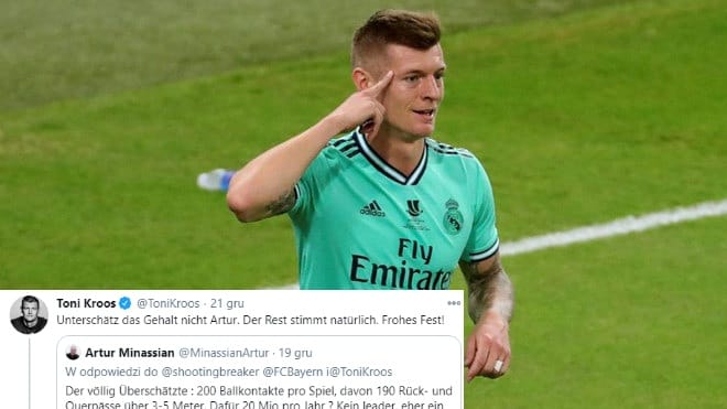 Kibic nazwał Kroosa nudziarzem. Genialna riposta Niemca Obraz wpisu