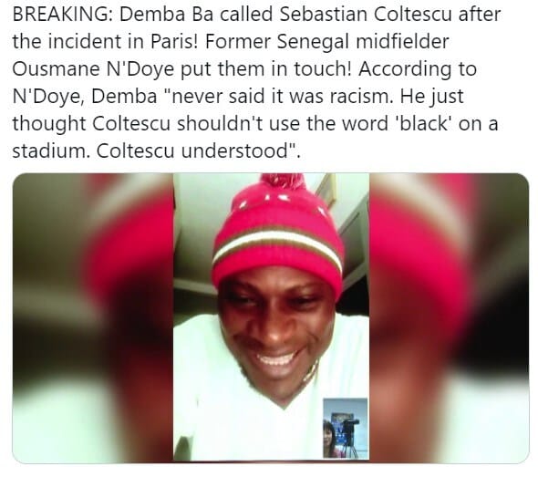 Demba Ba rozmawiał z rumuńskim sędzią. „To było po prostu nieporozumienie” Obraz wpisu