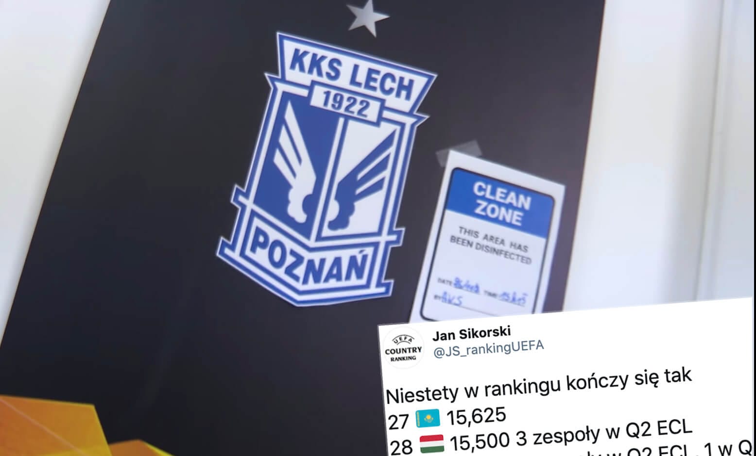 Ranking UEFA został zaktualizowany! Polska liga najniżej w historii… Obraz wpisu