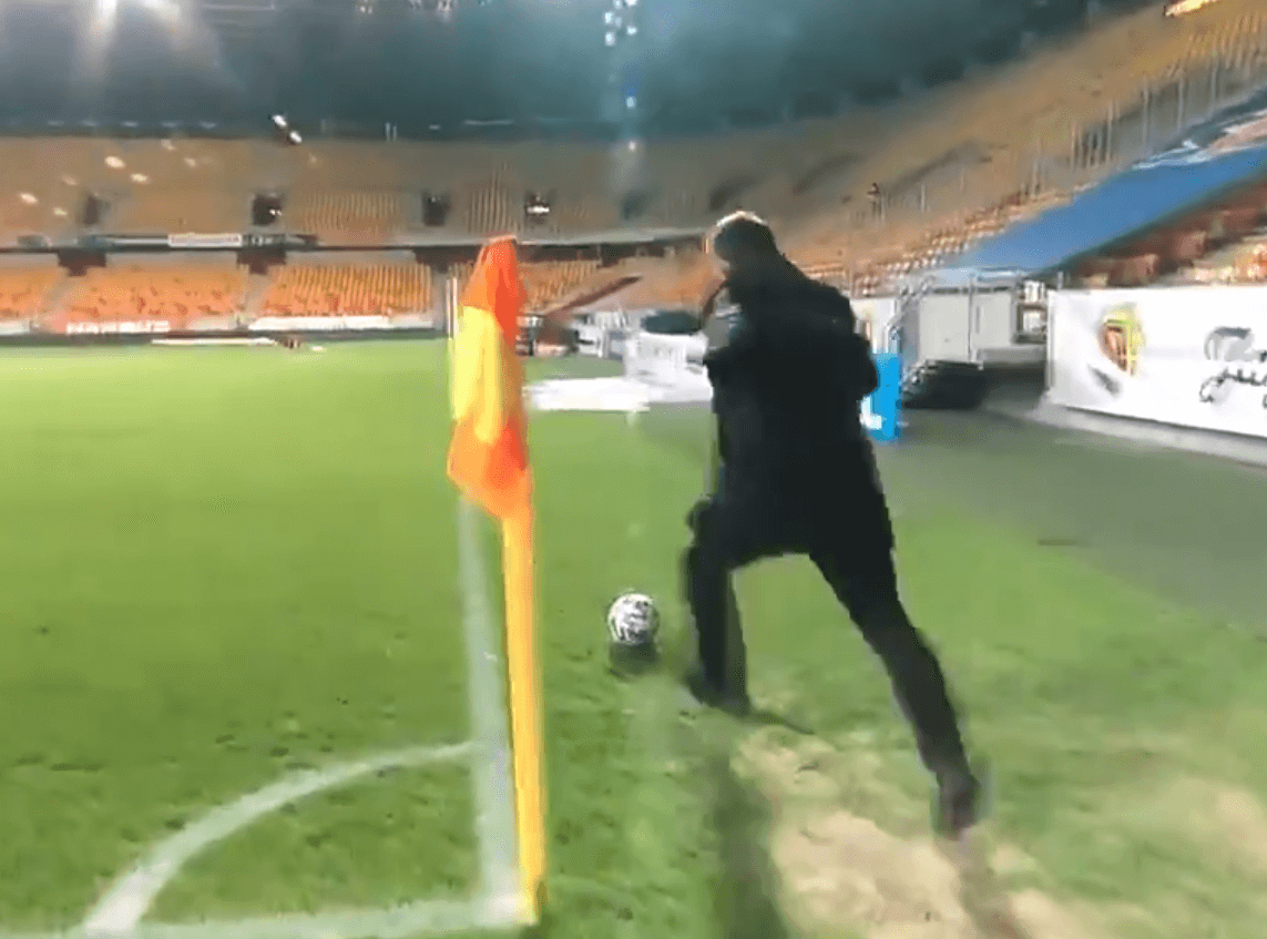 Dziennikarz Canal+ zachwyca techniką. Żyżyński z wkrętką do bramki [WIDEO] Obraz wpisu