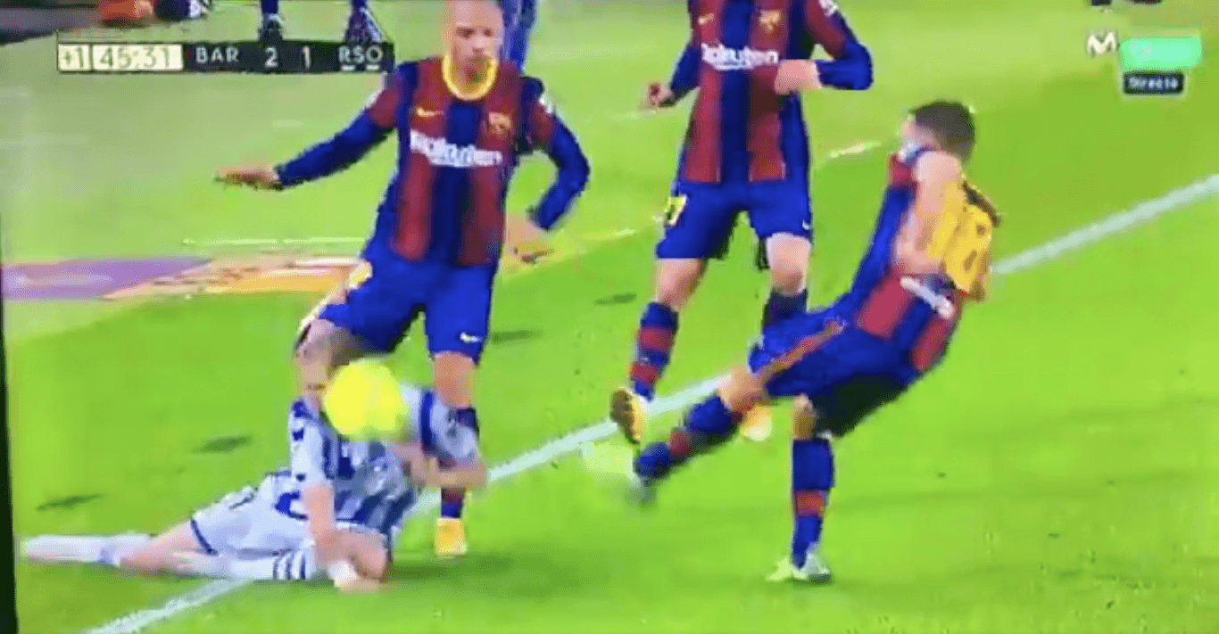 Słabe zachowanie Jordiego Alby! Hiszpan zrobił to umyślnie? [WIDEO] Obraz wpisu