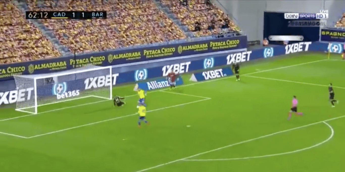 Fatalny błąd Ter Stegena! Cadiz znów na prowadzeniu [WIDEO] Obraz wpisu