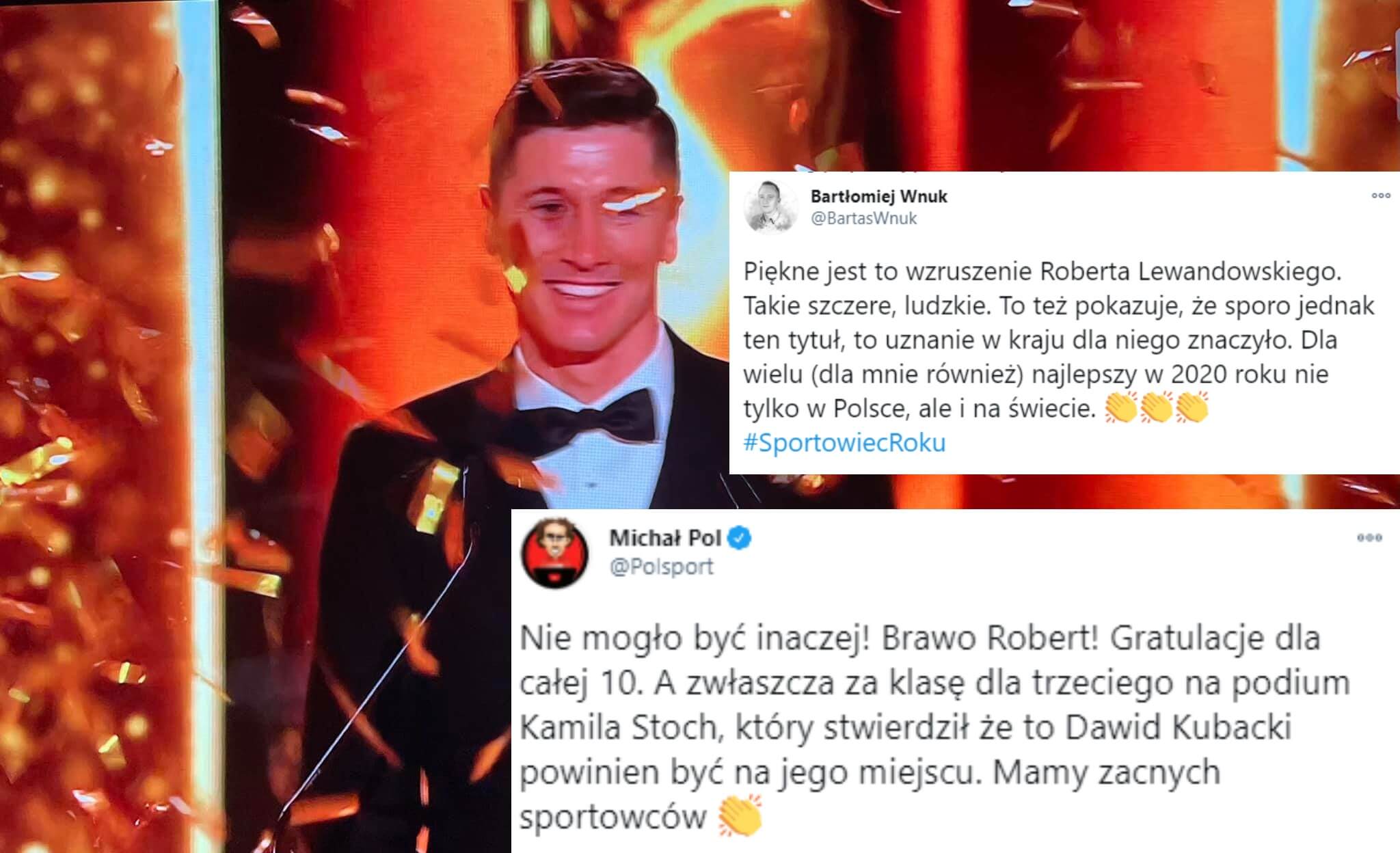 „Zrobił coś więcej niż wygranie plebiscytu FIFA”, czyli reakcje na zwycięstwo Lewandowskiego w plebiscycie na Sportowca roku Obraz wpisu