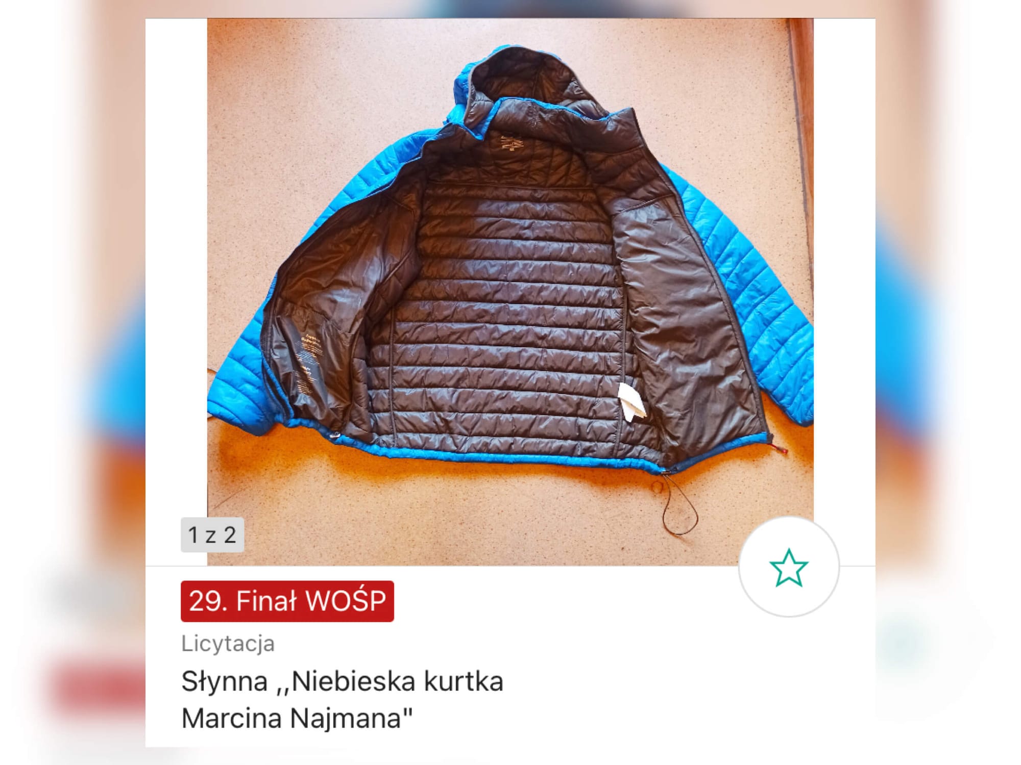 Najman wsparł WOŚP! Jego kurtka kosztuje już… Obraz wpisu