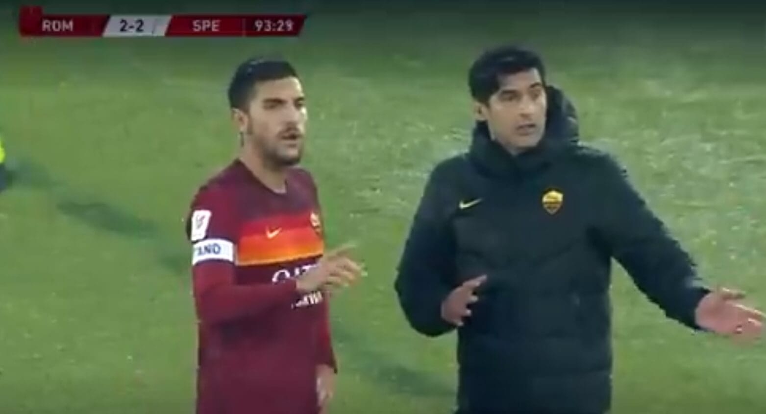 Roma zostanie ukarana walkowerem? Kapitan zespołu zasugerował trenerowi błąd w obliczeniach [WIDEO] Obraz wpisu