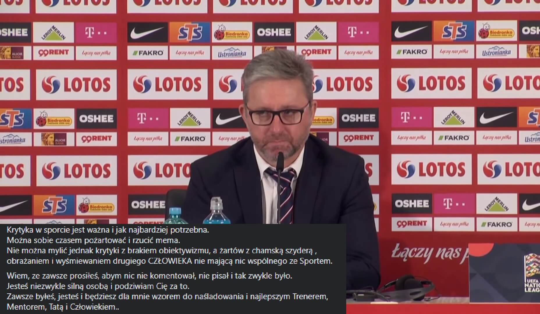 Syn Jerzego Brzęczka zabrał głos w sprawie zwolnienia ojca. „Wiem, że zawsze prosiłeś, abym nic nie komentował” Obraz wpisu