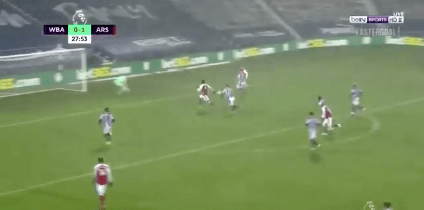 Świetna akcja Arsenalu! Kanonierzy rozbili obronę WBA [WIDEO] Obraz wpisu