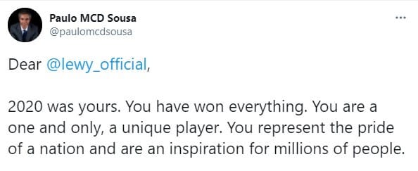 Paulo Sousa wie jak budować relacje z zawodnikami. Publicznie zwrócił się do Roberta Lewandowskiego Obraz wpisu