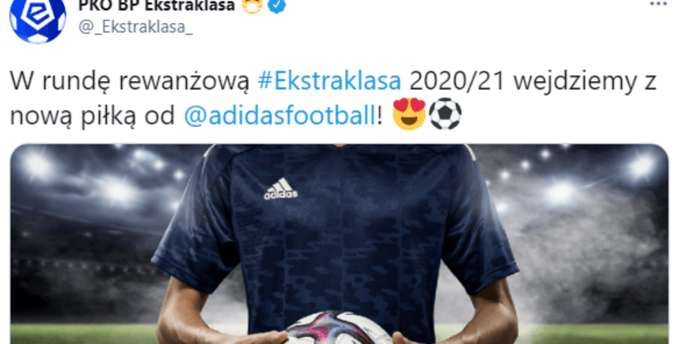 Ekstraklasa zaprezentowała nową piłkę! Wejdzie do użytku w najbliższej kolejce Obraz wpisu