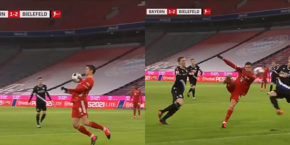 Robert Lewandowski ponownie wyróżniony! Gol Polaka wybrany trafieniem miesiąca [WIDEO] Obraz wpisu