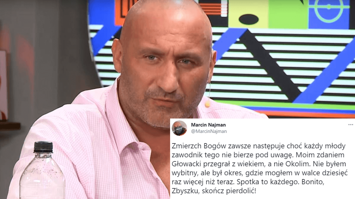 Najman także odpowiedział na wpis Bońka. „Zbyszku, skończ pie*dolić!” Obraz wpisu