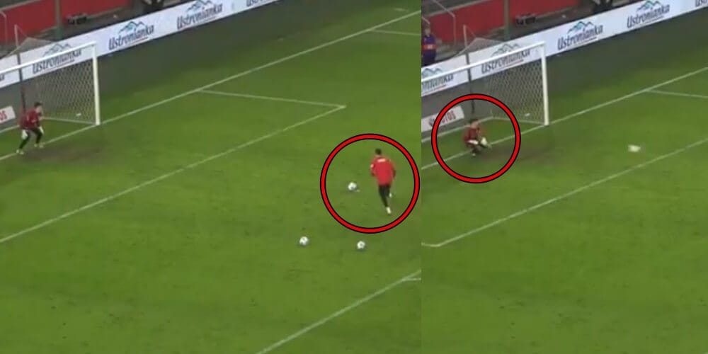 Co za wejście Niemczyckiego do kadry! Zatrzymał Lewandowskiego na pierwszym treningu [WIDEO] Obraz wpisu