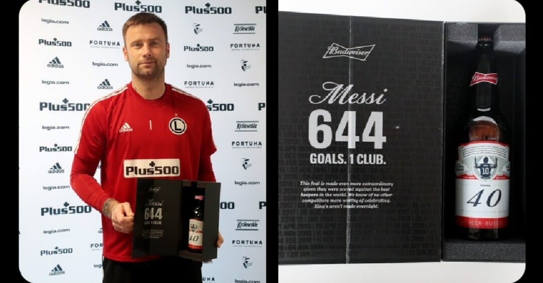 Piękny gest Boruca. Odda butelkę piwa od Messiego Obraz wpisu