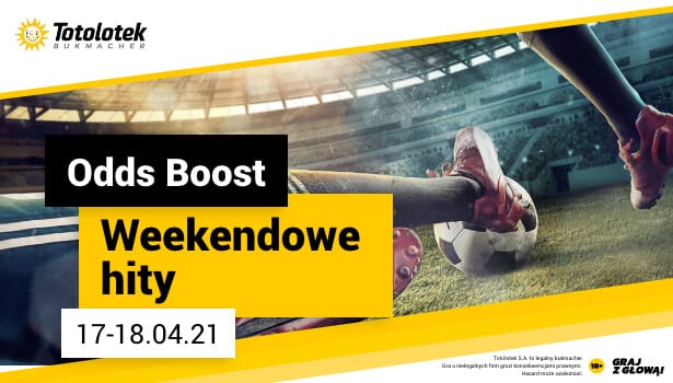 Promocja Weekendowe Hity Odds Boost w Totolotku Obraz wpisu
