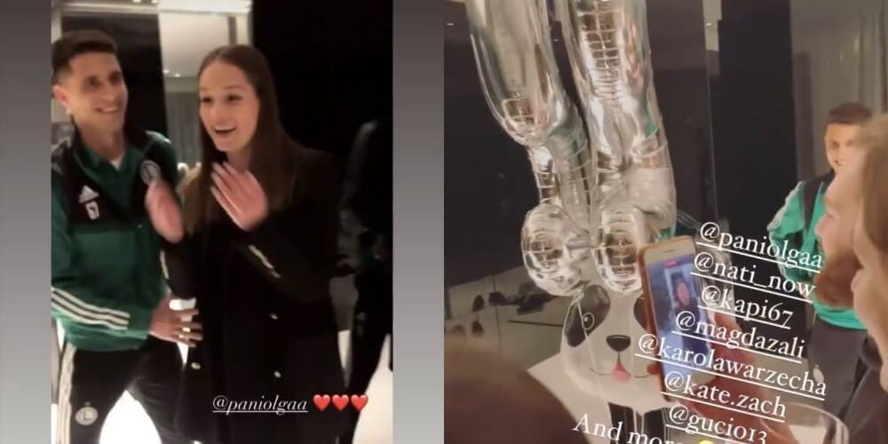 Kapustka po pokonaniu Pogoni poszedł na imprezę. W klubowym dresie Obraz wpisu