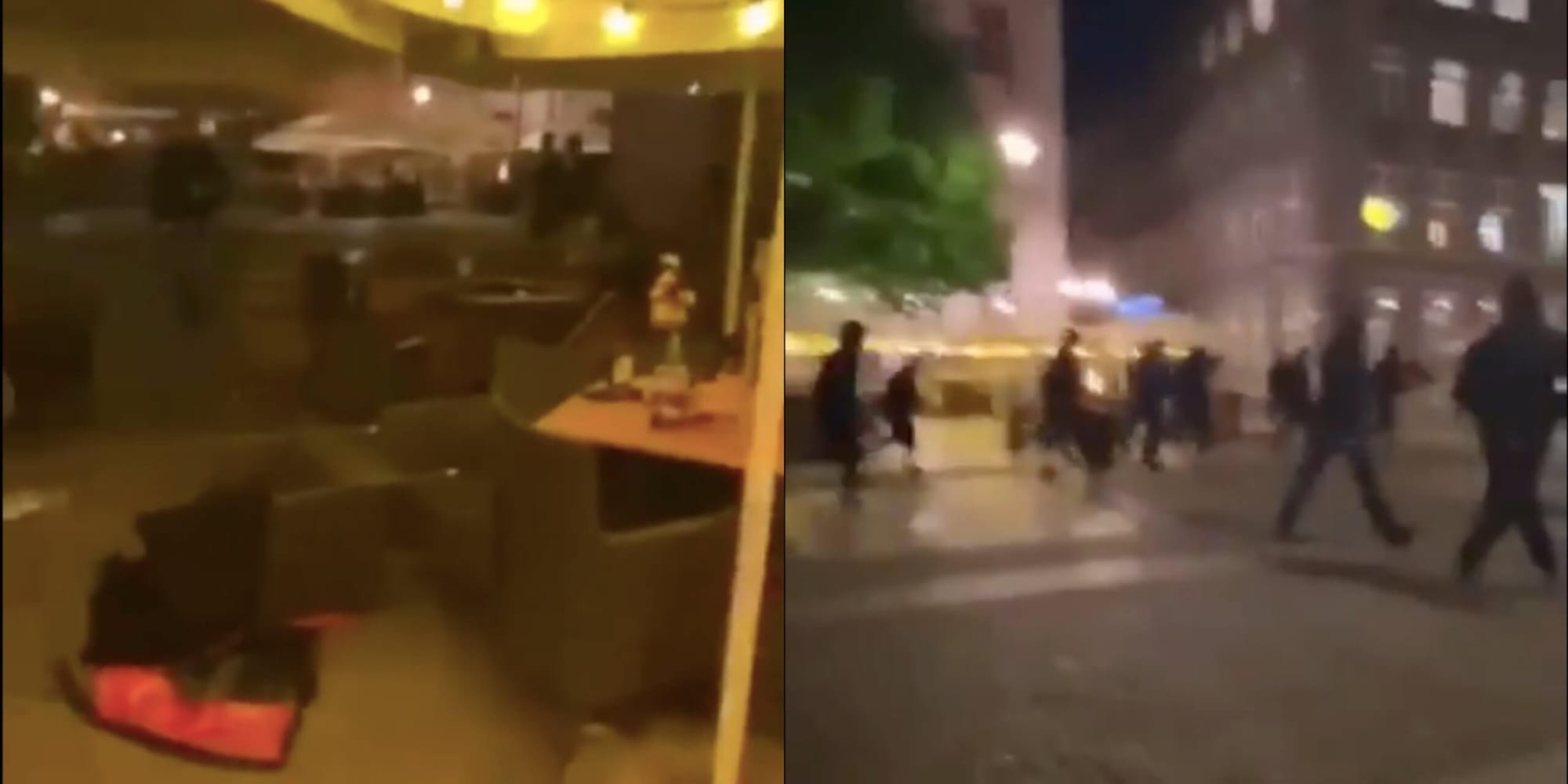 Rozróba w Gdańsku! Chuligani Lechii przegonili kibiców Villarrealu i Manchesteru United [WIDEO] Obraz wpisu