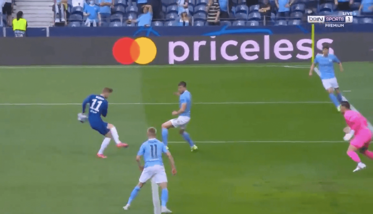 Fatalny kiks Wernera! To powinien być gol [WIDEO] Obraz wpisu