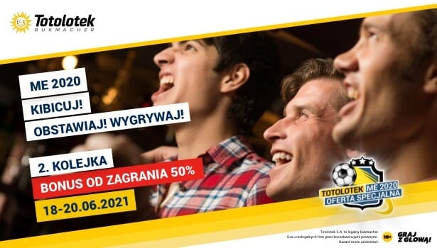 Bonus Bet and Collect 50% 25 PLN EURO 2020 w Totolotku Obraz wpisu
