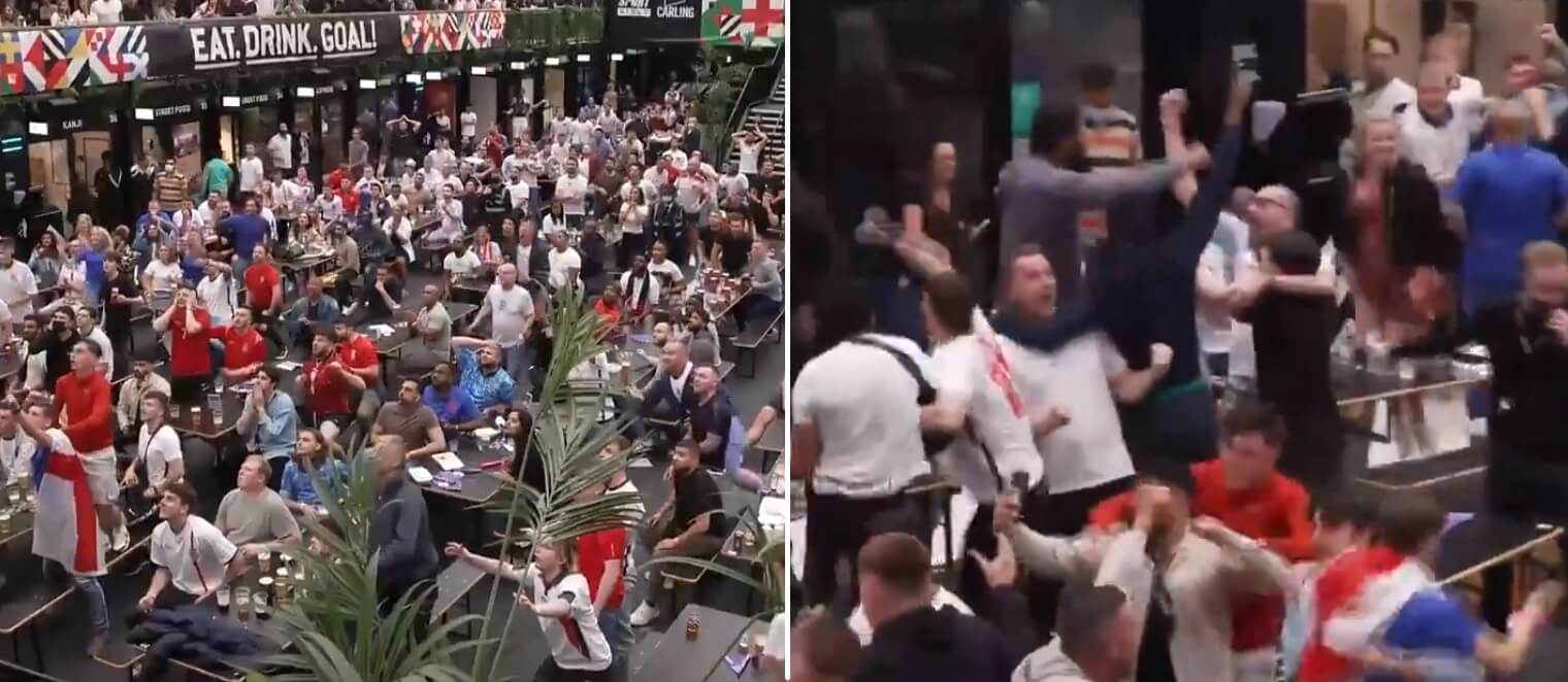 Anglia w ćwierćfinale EURO 2020! Niesamowita radość angielskich kibiców [WIDEO] Obraz wpisu