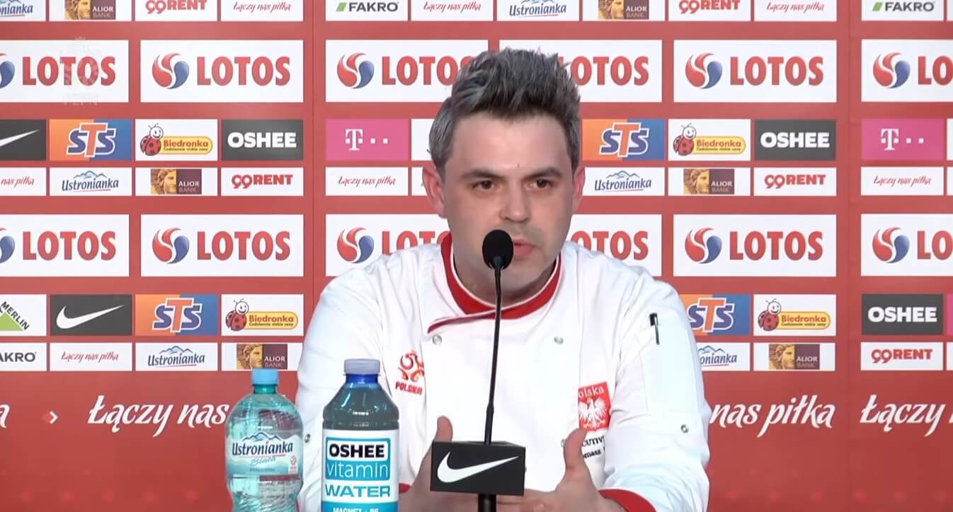 Kucharz na konferencji prasowej reprezentacji Polski! Poczuliśmy się jak w 2006 roku [WIDEO] Obraz wpisu