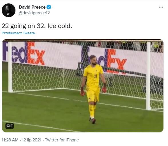 Świetna reakcja Gianluigiego Donnarummy po obronie ostatniego karnego. „Oglądam to pięćdziesiąty raz, definicja szefa” Obraz wpisu