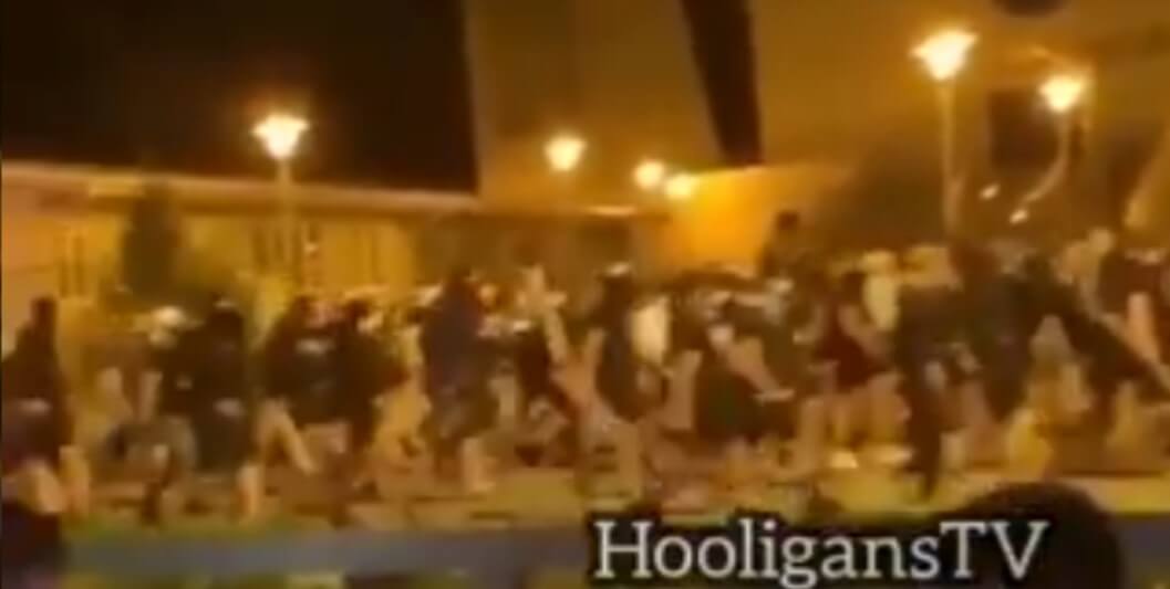 Atak pseudokibiców Dinama Zagrzeb na delegację z Warszawy. Bad Blue Boys w akcji [WIDEO] Obraz wpisu