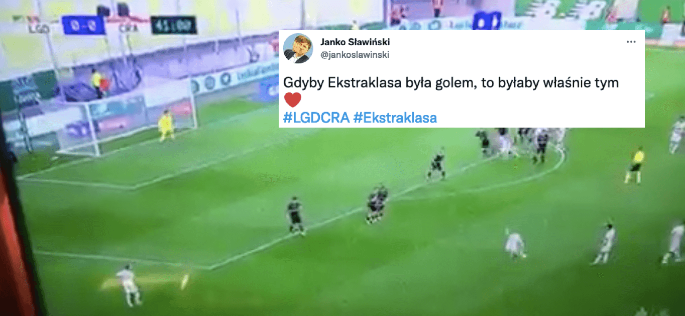 Maciej Gajos podsumował całą ligę jednym golem! Przedziwna bramka [WIDEO] Obraz wpisu