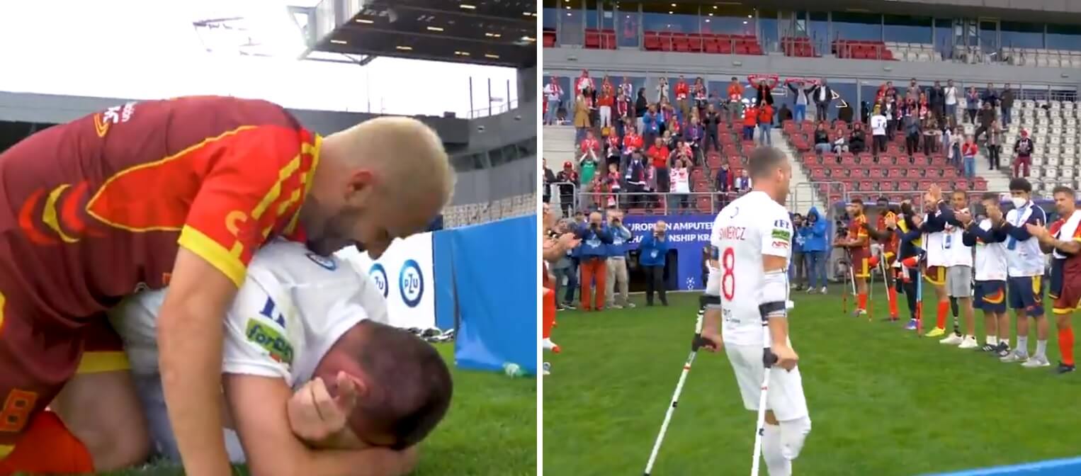Reprezentacja Polski przegrała w półfinale ampfutbolowego EURO. Wspaniałe zachowanie rywali [WIDEO] Obraz wpisu