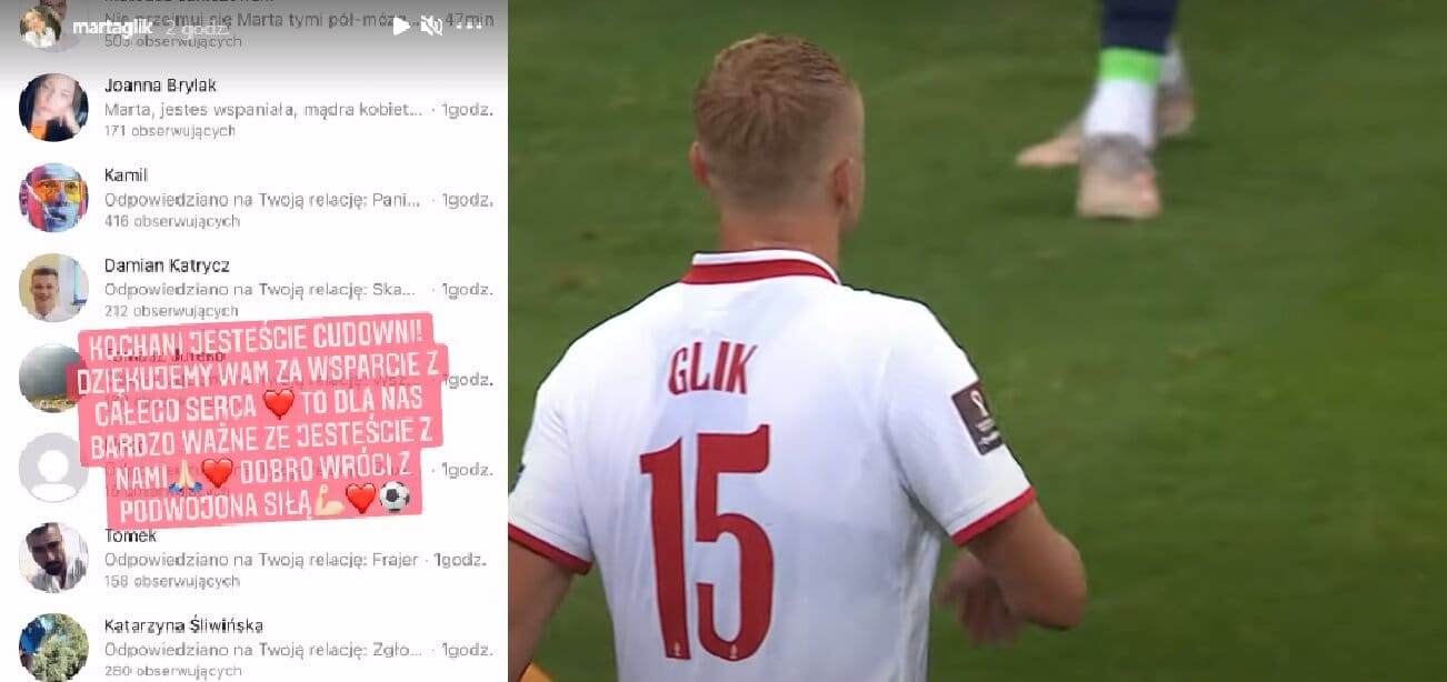 Polscy kibice wspierają rodzinę Kamila Glika. „Dziękujemy Wam za wsparcie. To dla nas bardzo ważne” Obraz wpisu