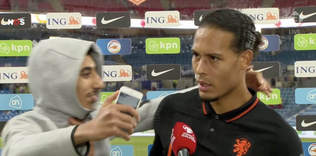 Kibic poprosił Virgila van Dijka o zdjęcie. Holender odmówił [WIDEO] Obraz wpisu
