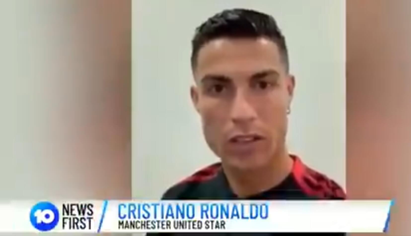 Cristiano Ronaldo zrobił prezent piłkarzowi w śpiączce. Dostał słowa wsparcia i zaproszenie na Old Trafford [WIDEO] Obraz wpisu