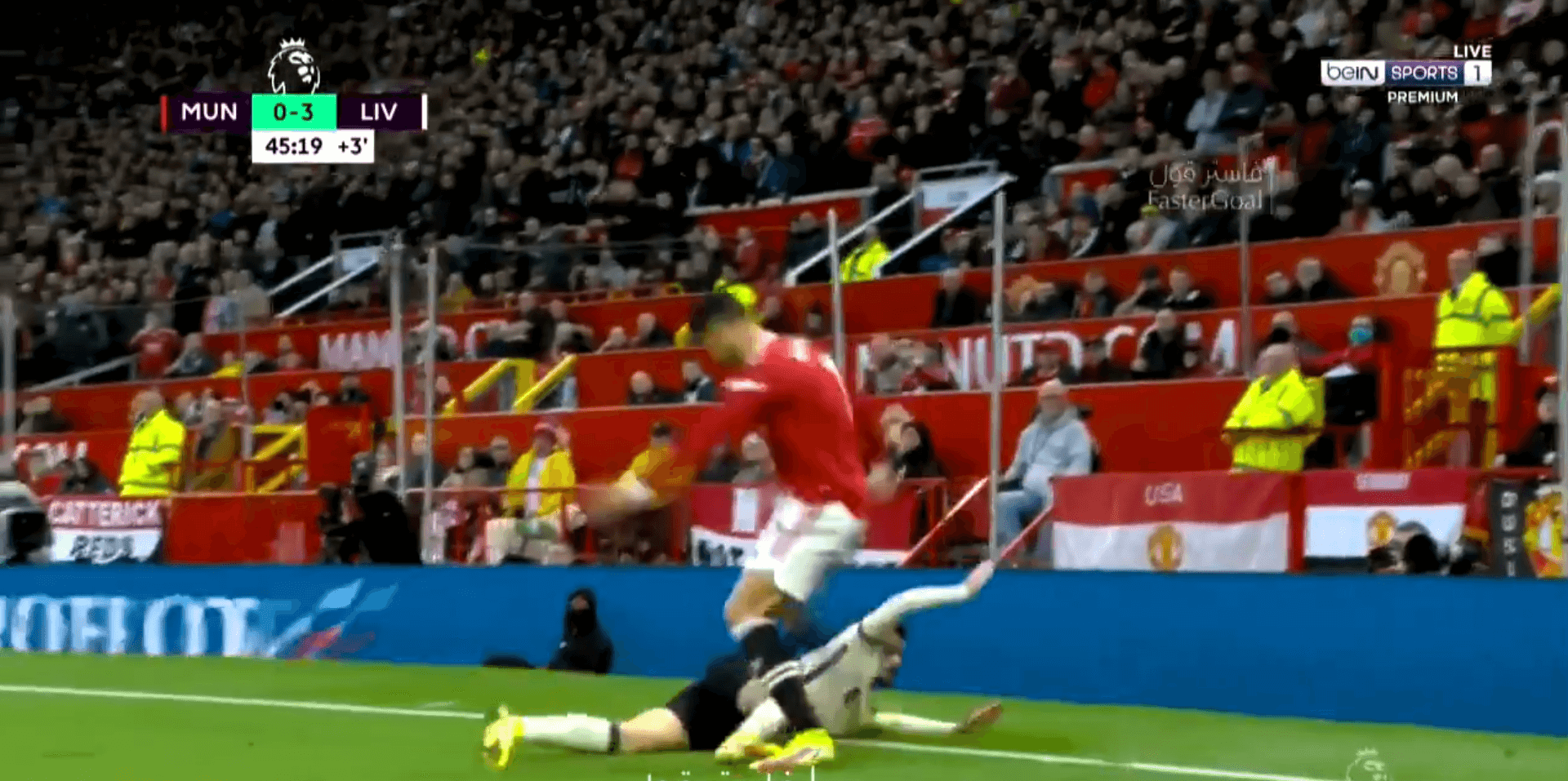 Cristiano Ronaldo nie wytrzymał ciśnienia! Portugalczyk mógł obejrzeć czerwoną kartkę [WIDEO] Obraz wpisu