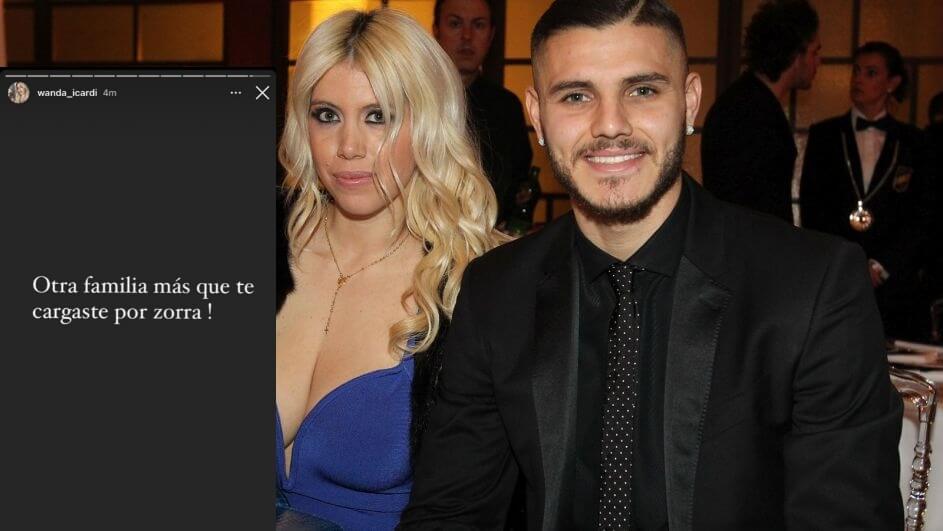 Mauro Icardi zdradził Wandę Nara? Wymowna wiadomość: „Kolejna rodzina, którą zniszczyłeś dla dzi*ki” Obraz wpisu