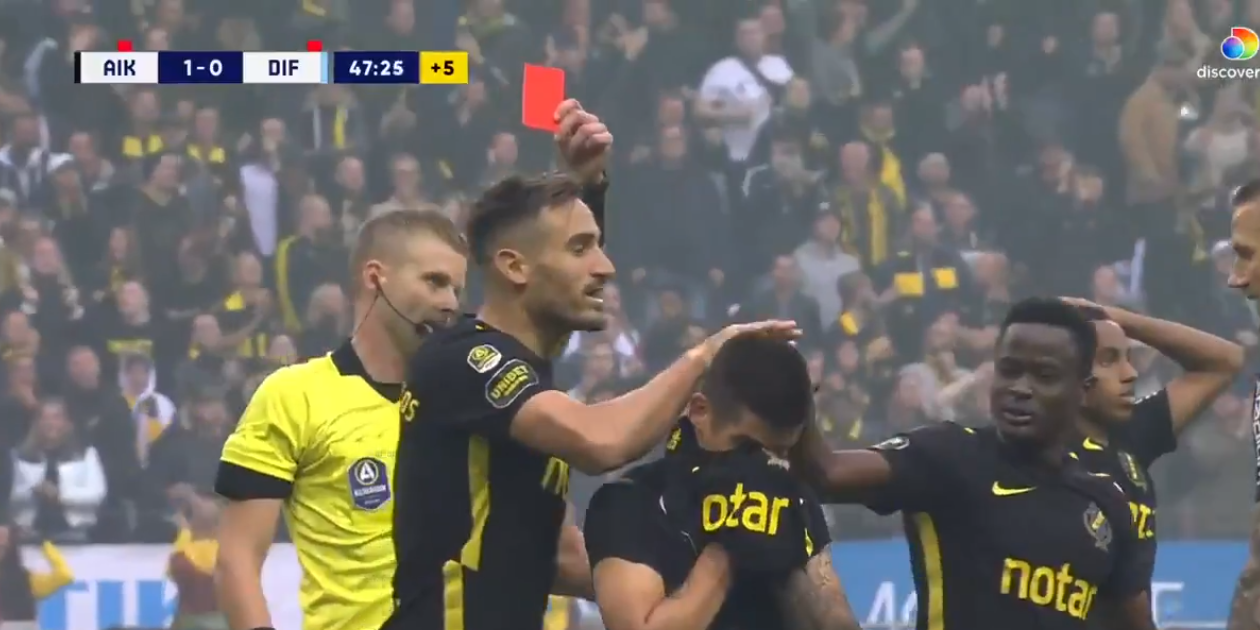 Najgłupsza czerwona kartka w historii? Piłkarz wyleciał z boiska po bramce… [WIDEO] Obraz wpisu