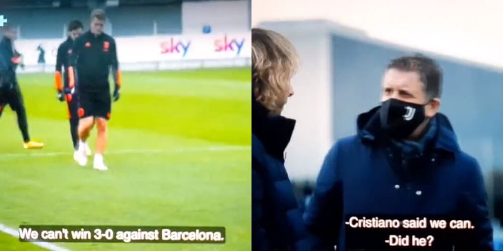 Cristiano Ronaldo przewidział zwycięstwo Juventusu z Barceloną rok temu [WIDEO] Obraz wpisu