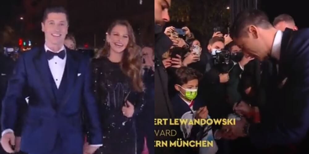 Tak Robert Lewandowski pojawił się na gali Złotej Piłki! Wielkie wejście Polaka [WIDEO] Obraz wpisu