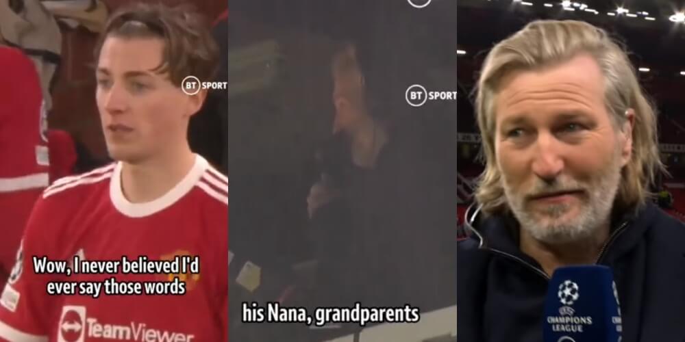 Ojciec komentował debiut swojego syna w Lidze Mistrzów. Nie krył wzruszenia [WIDEO] Obraz wpisu