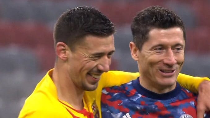 Zdjęcie, które odzwierciedla sytuację FC Barcelony. Lenglet śmieje się po porażce Obraz wpisu