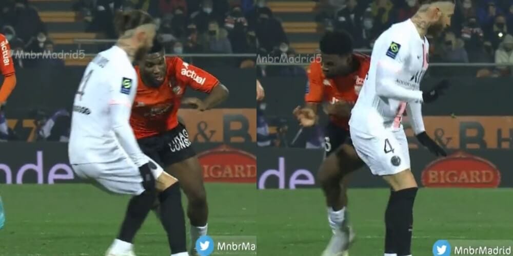 „Zabójcze” 4 minuty Sergio Ramosa. Dostał dwie żółte kartki i wyleciał z boiska [WIDEO] Obraz wpisu