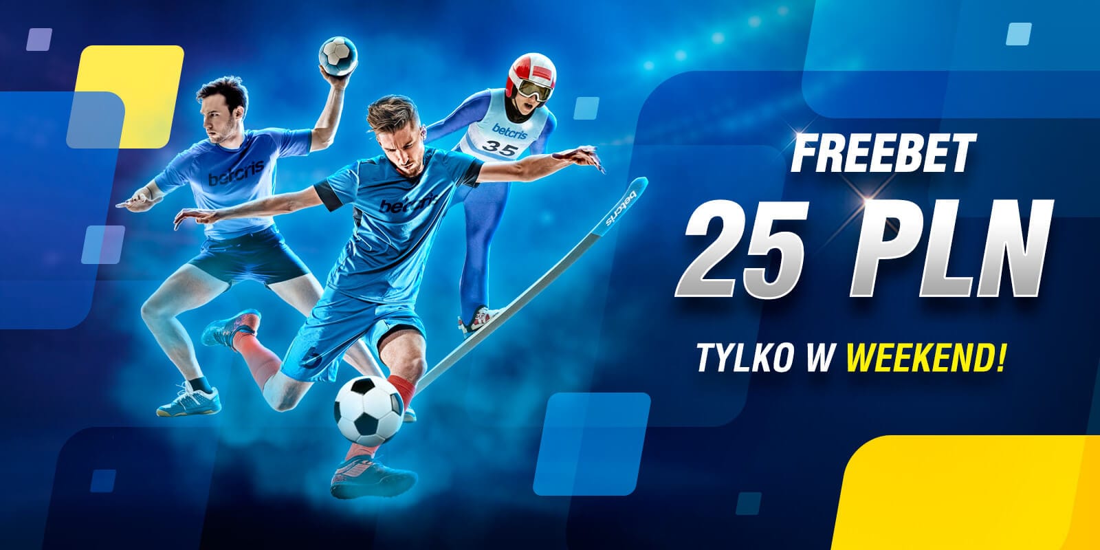 Weekendowy freebet 25 PLN w Betcris! Obraz wpisu