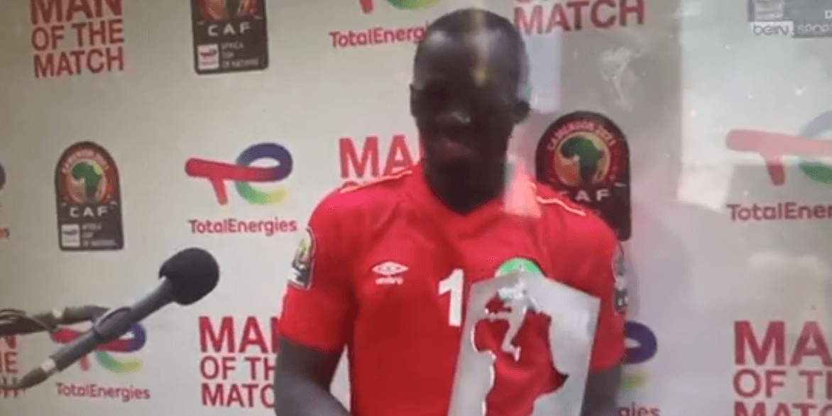 Bramkarz Sierra Leone odebrał nagrodę dla zawodnika meczu. Nie powstrzymał łez [WIDEO] Obraz wpisu